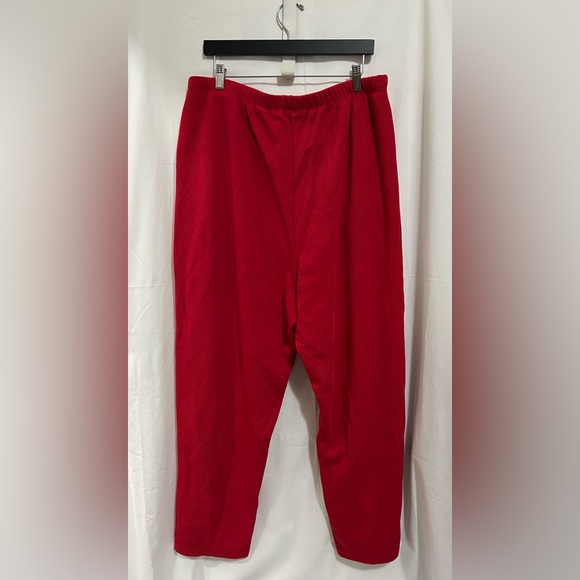 Bechamel - Women’s Vibrant Red Pull-On Pants - Picture 7 of 11